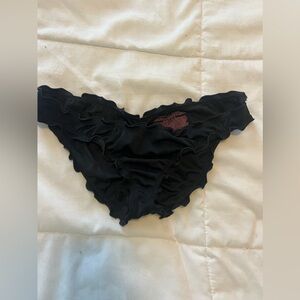 Black bikini bottoms